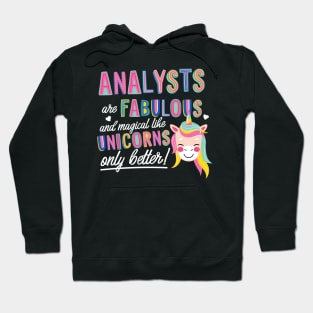 Analysts are like Unicorns Gift Idea Hoodie